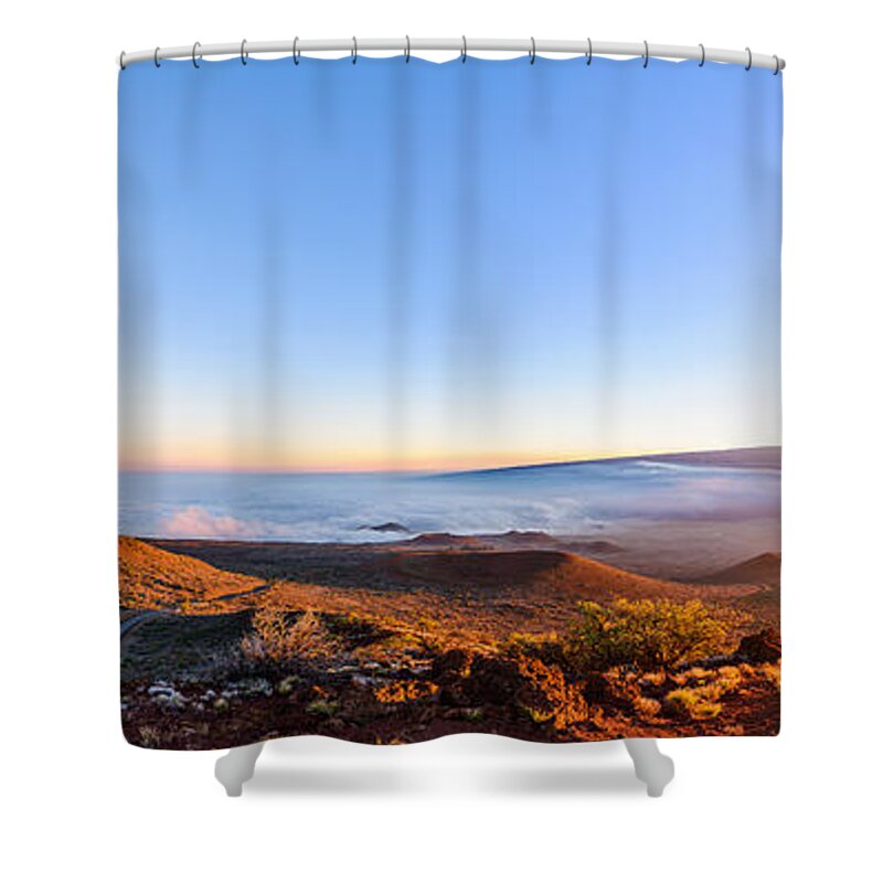 Big Island Shower Curtain featuring the photograph Big Island Sunset 2 by Jason Chu