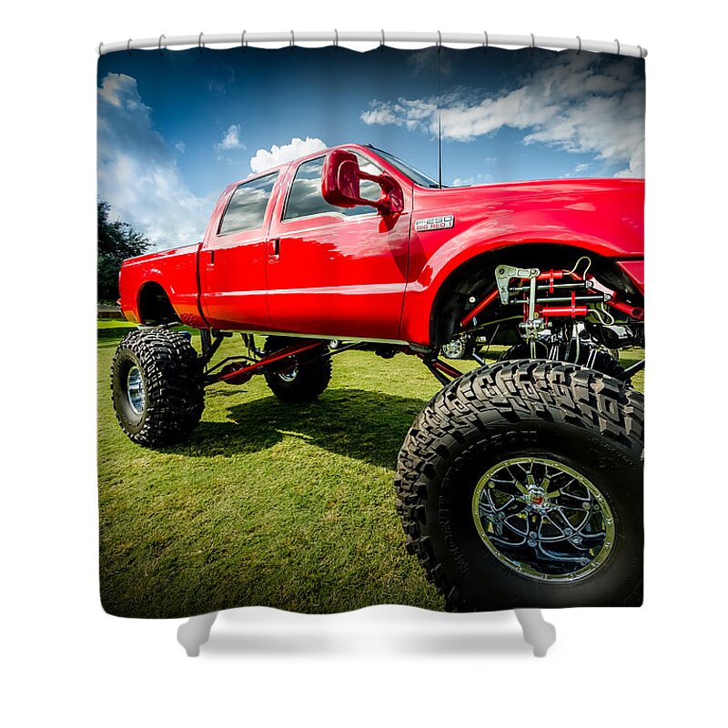 Big Red Shower Curtain featuring the photograph Big Red by David Morefield