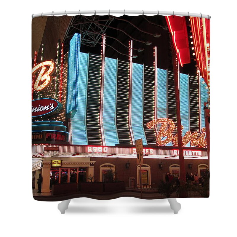 Binions Shower Curtain featuring the photograph Binions by Kay Novy