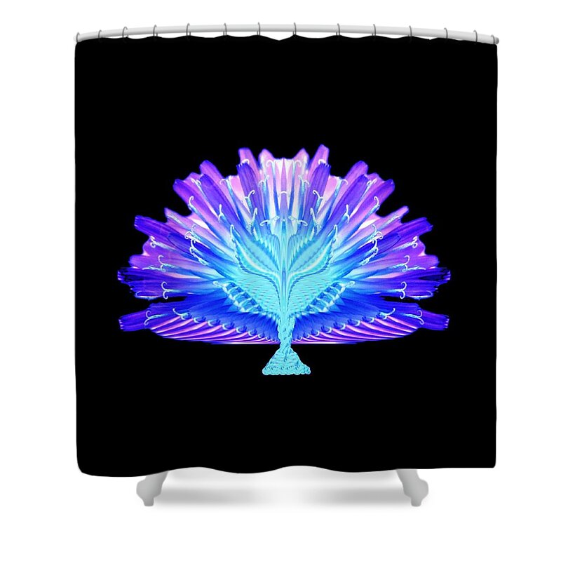 Bloom Shower Curtain featuring the digital art Bloom by Mike Breau