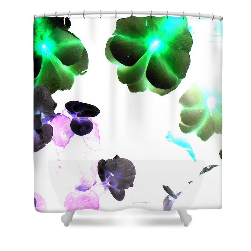 Space Shower Curtain featuring the photograph Blooming space by Pauli Hyvonen