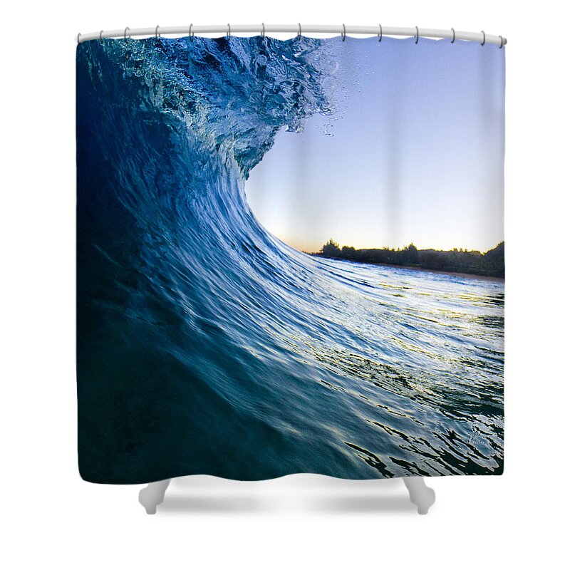 Water Shower Curtain featuring the photograph Blue envelope - part 1 of 3 by Sean Davey