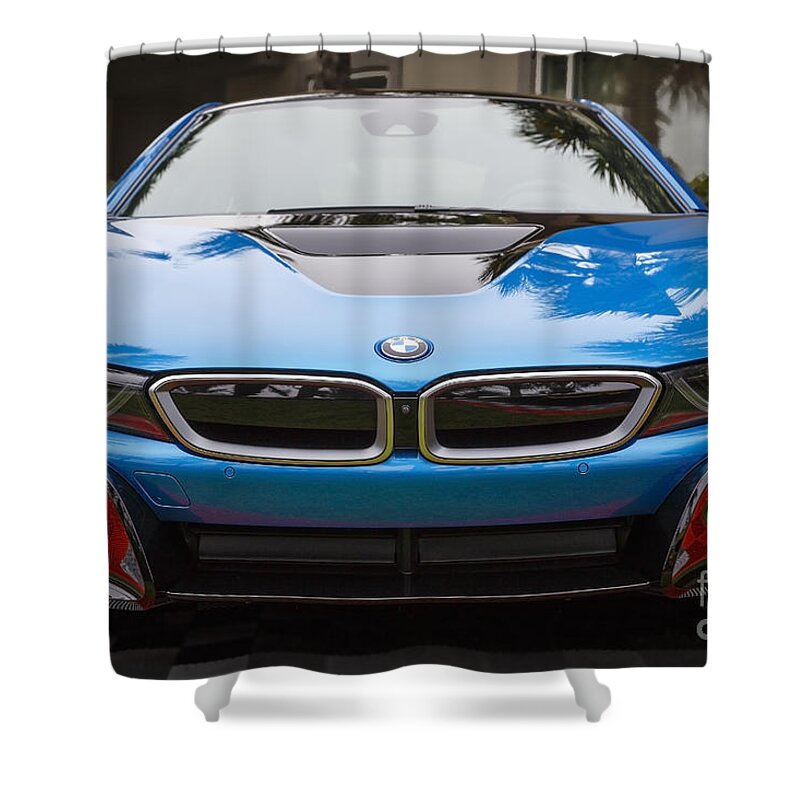 Bmw Shower Curtain featuring the photograph Bmw I8 by Dennis Hedberg