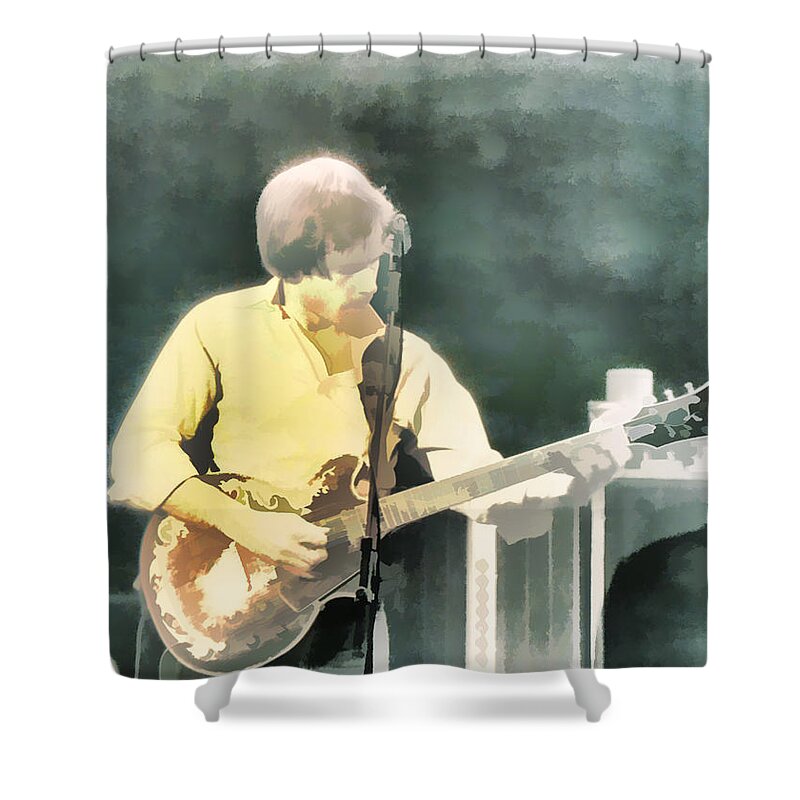Grateful Dead Shower Curtain featuring the photograph Bob Ace Weir by Allan Van Gasbeck