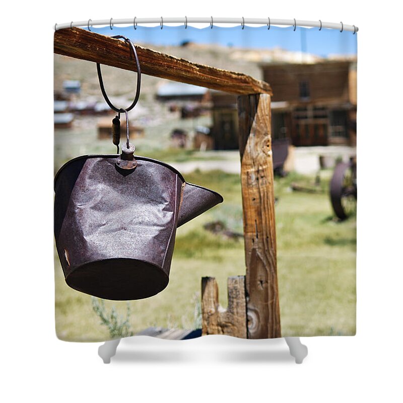 Old West Shower Curtain featuring the photograph Bodie Ghost Town 2 - Old West by Shane Kelly