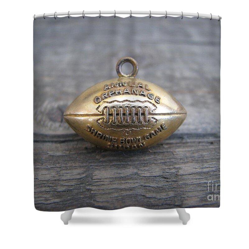 Shriner Bowl Game Pendant Shower Curtain featuring the photograph Bowl Game by Michael Krek