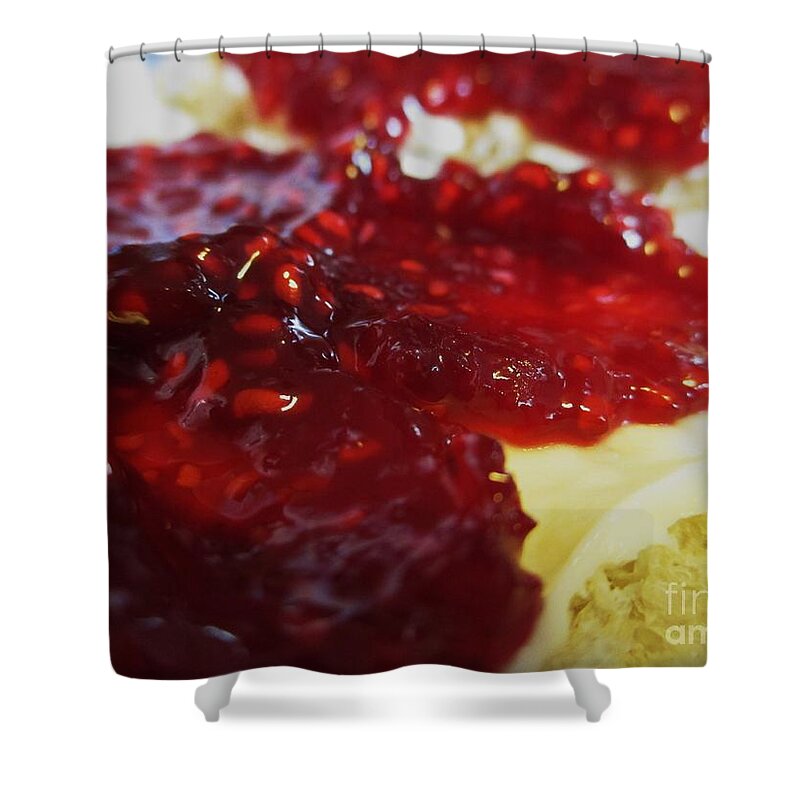 Bread And Jam Shower Curtain featuring the photograph Bread And Jam by Martin Howard