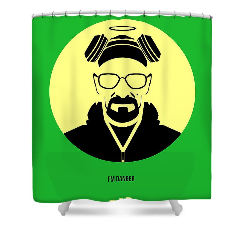 Breaking Bad Shower Curtain featuring the painting Breaking Bad Poster 3 by Naxart Studio