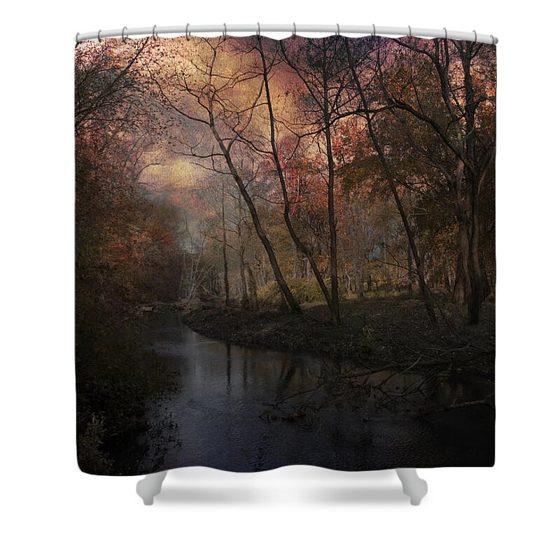 Dawn Shower Curtain featuring the photograph Breaking of dawns early light by John Rivera