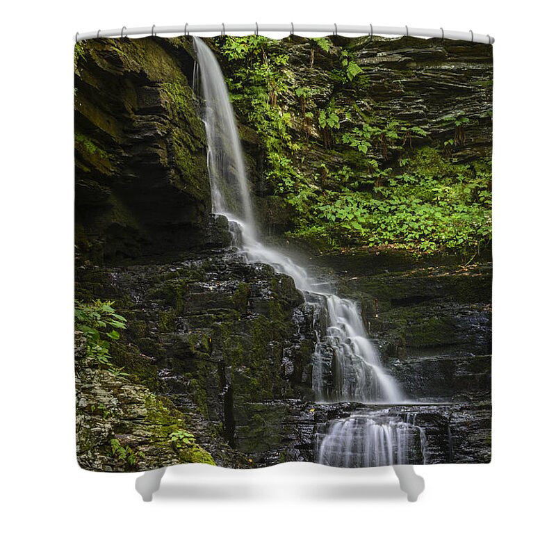 Nature Shower Curtain featuring the photograph Bridesmaid's Falls by Robert Mitchell