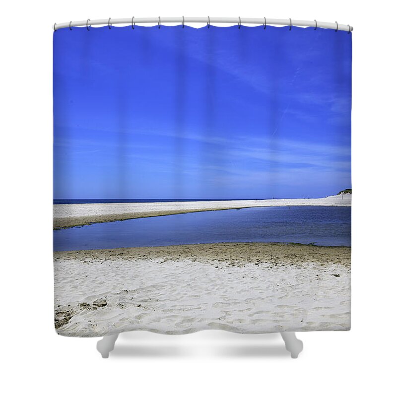 Beach Shower Curtain featuring the photograph Bridgehampton Sky by Madeline Ellis