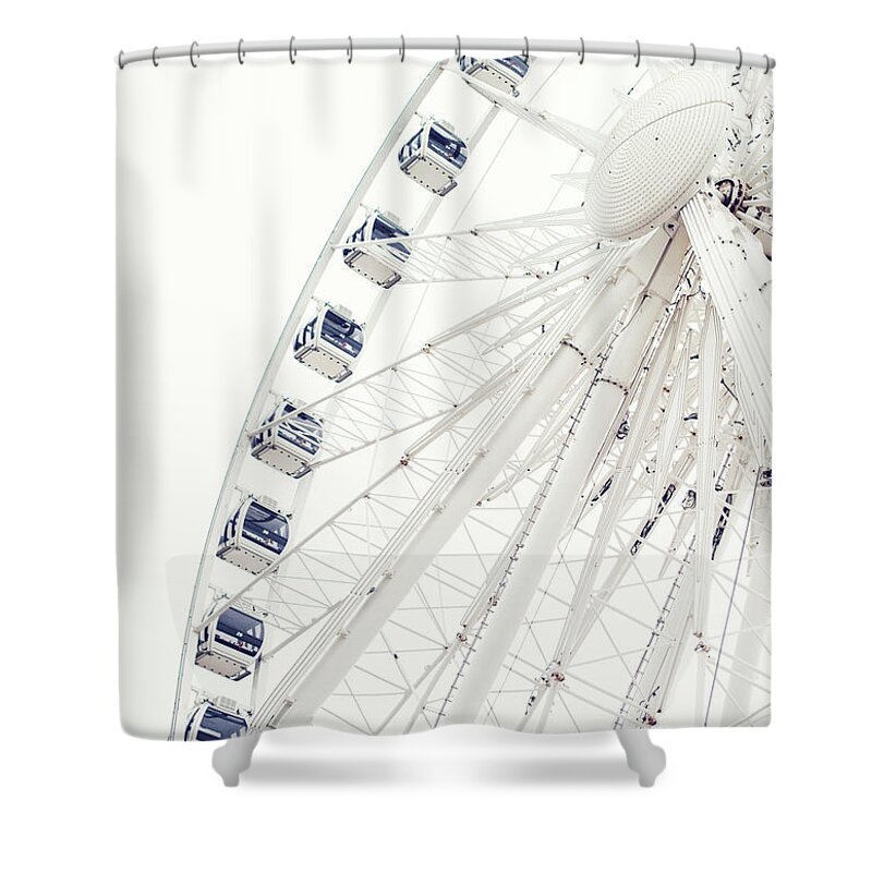 Sussex Shower Curtain featuring the photograph Brighton Wheel by Images By Christina Kilgour