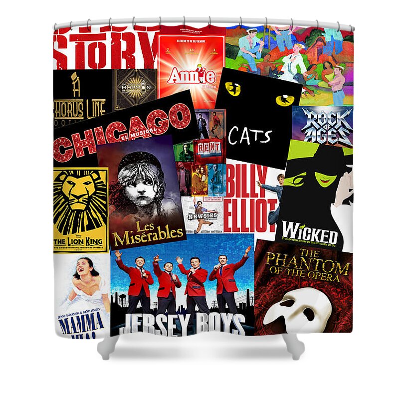 Broadway Shower Curtain featuring the photograph Broadway 1 by Andrew Fare