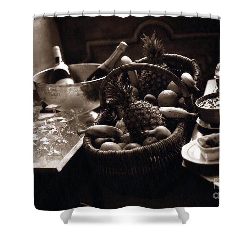 Champagne Shower Curtain featuring the photograph Brunch in the Loire Valley by Madeline Ellis