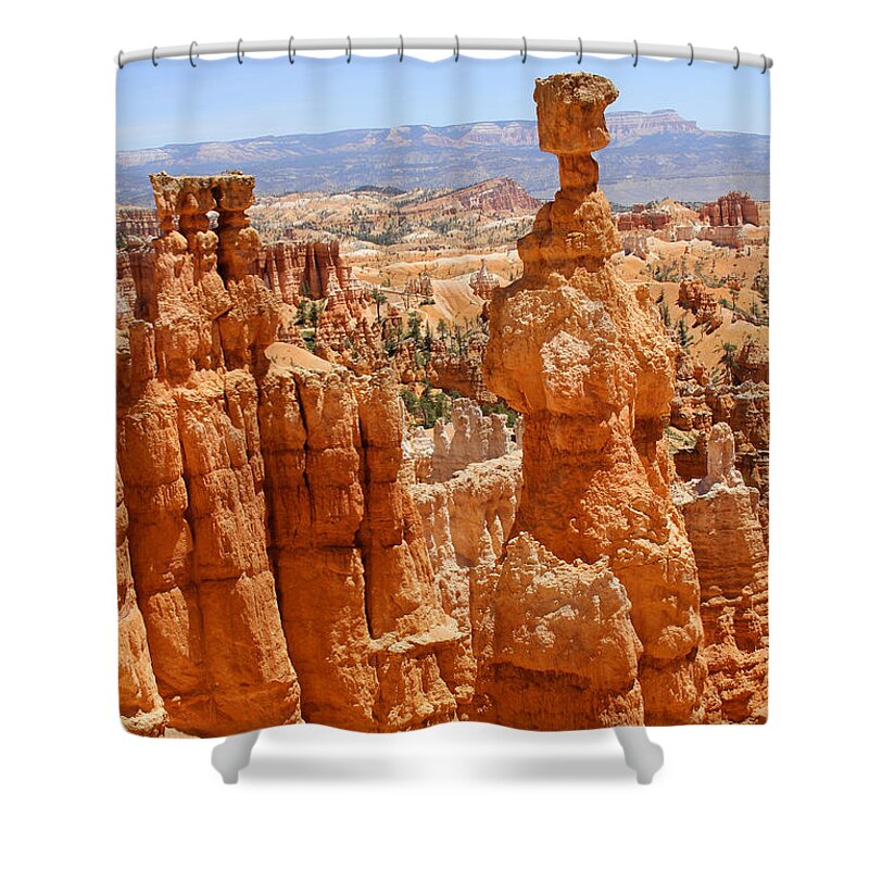 Desert Shower Curtain featuring the photograph Bryce Canyon 2 by Mike McGlothlen