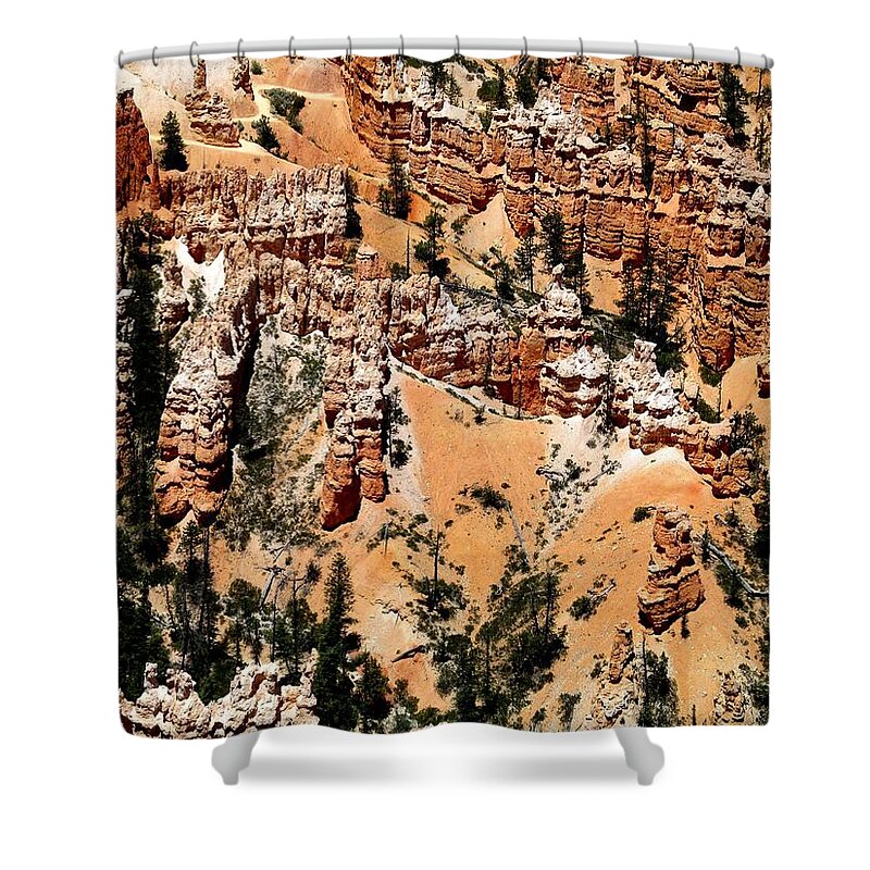 Bryce Canyon Shower Curtain featuring the photograph Bryce Canyon 291 by Maria Huntley