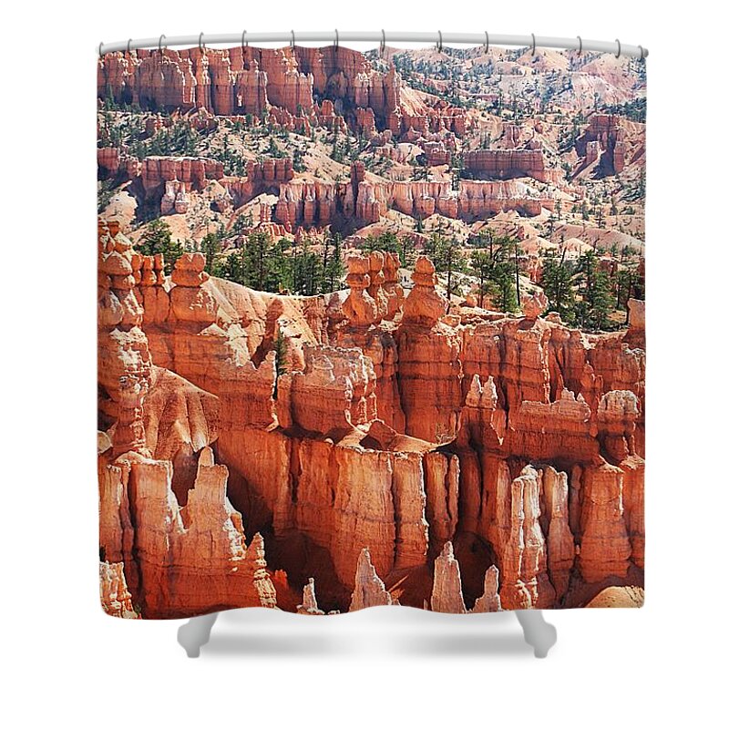 Bryce Canyon Colorful Site Shower Curtain featuring the photograph Bryce Canyon Colorful Site by Tom Janca
