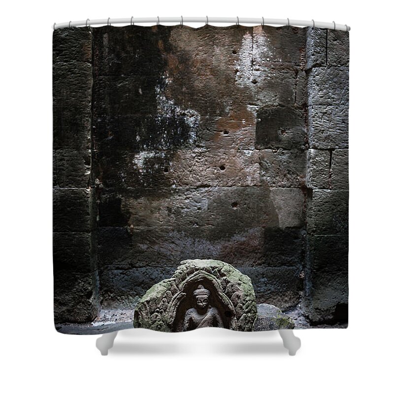 Tranquility Shower Curtain featuring the photograph Budha by Www.sergiodiaz.net