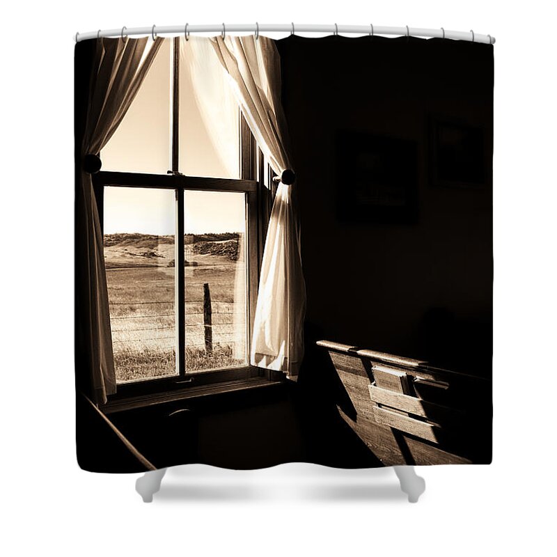 Church Shower Curtain featuring the photograph Call to Worship by Jim Garrison