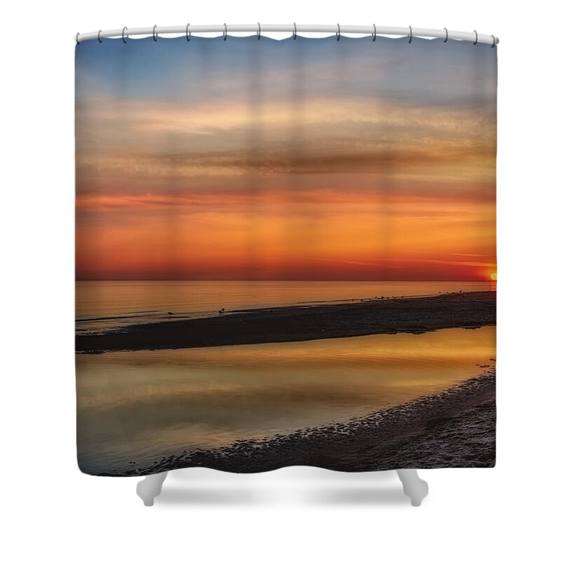 Sunrise Shower Curtain featuring the photograph Cape Cod Sunrise by Susan Candelario
