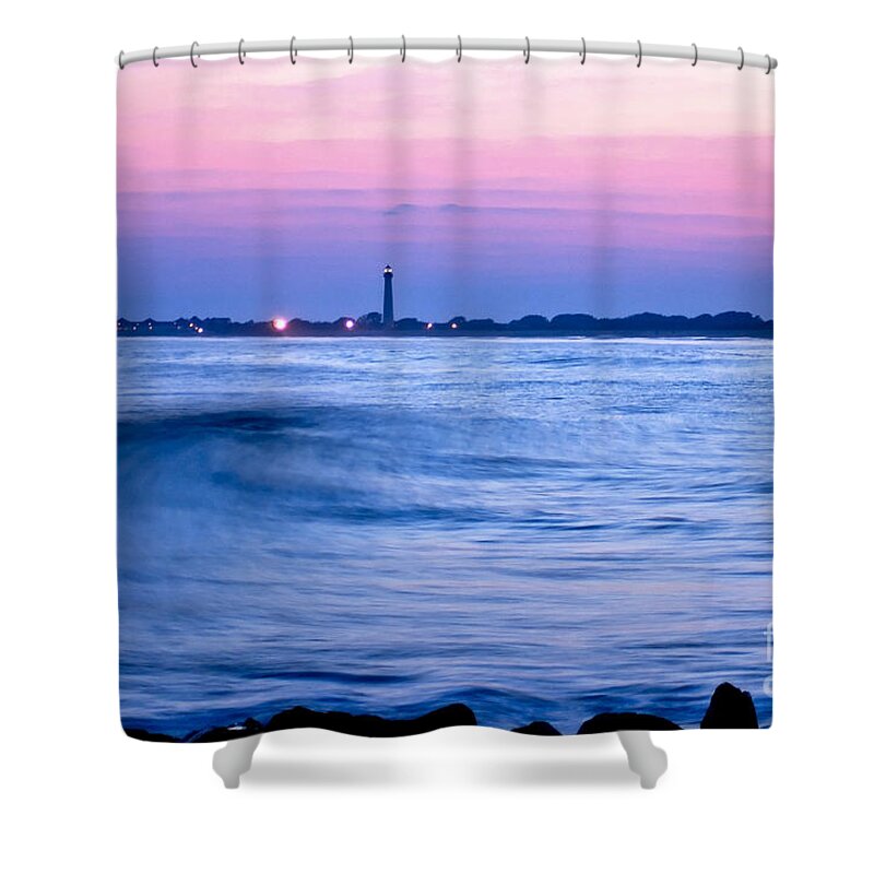 Sea Shower Curtain featuring the photograph Cape May Seascape by Anthony Sacco