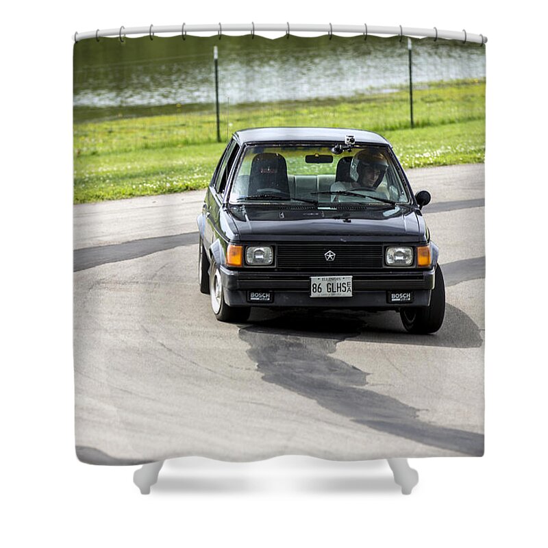 Omni Shower Curtain featuring the photograph Car No. 76 - 02 by Josh Bryant