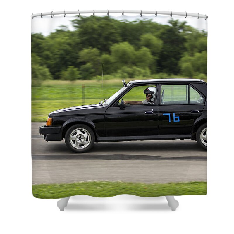 Omni Shower Curtain featuring the photograph Car No. 76 - 06 by Josh Bryant