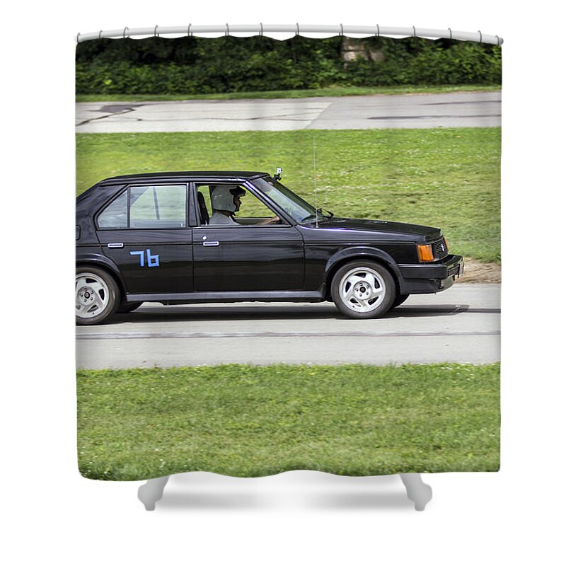 Omni Shower Curtain featuring the photograph Car No. 76 - 10 by Josh Bryant