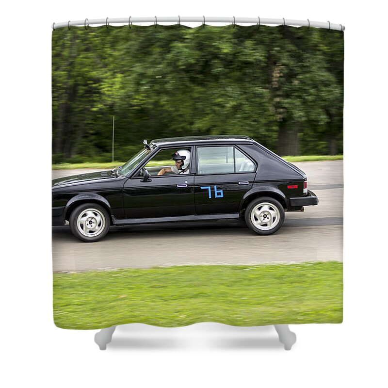 Omni Shower Curtain featuring the photograph Car No. 76 - 27 by Josh Bryant