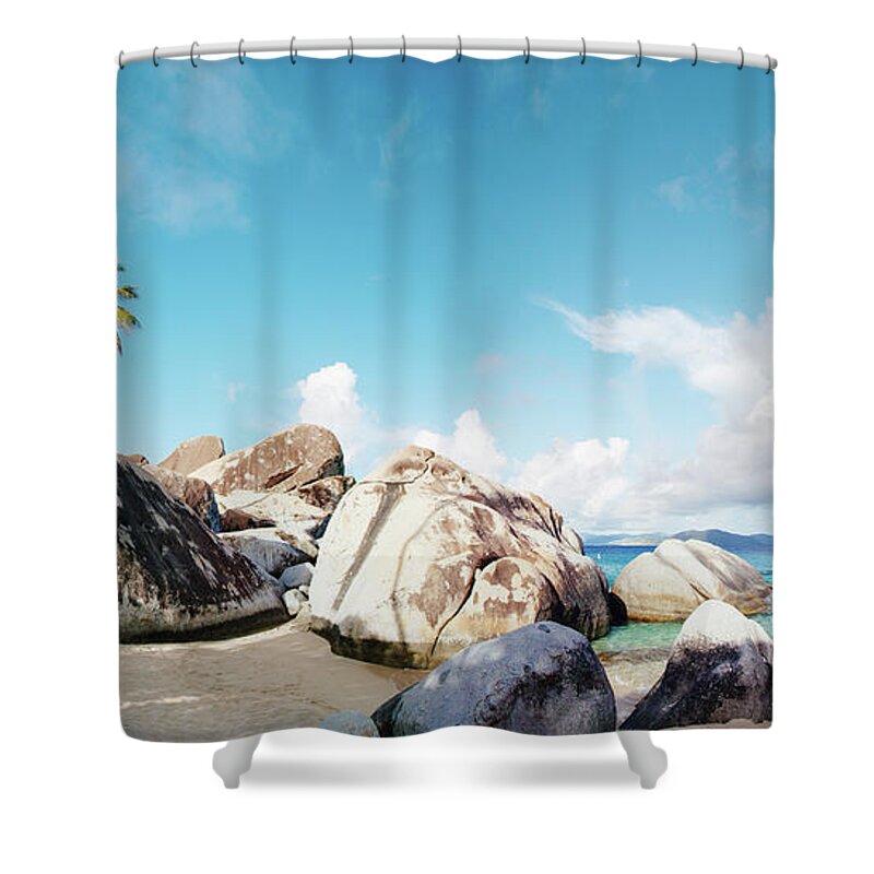 Scenics Shower Curtain featuring the photograph Caribbean Beach by M Swiet Productions