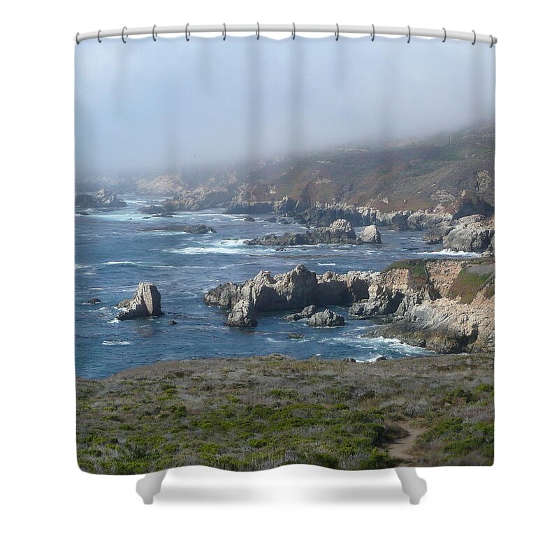 Coast Shower Curtain featuring the photograph Carmel Coast by Duwayne Williams