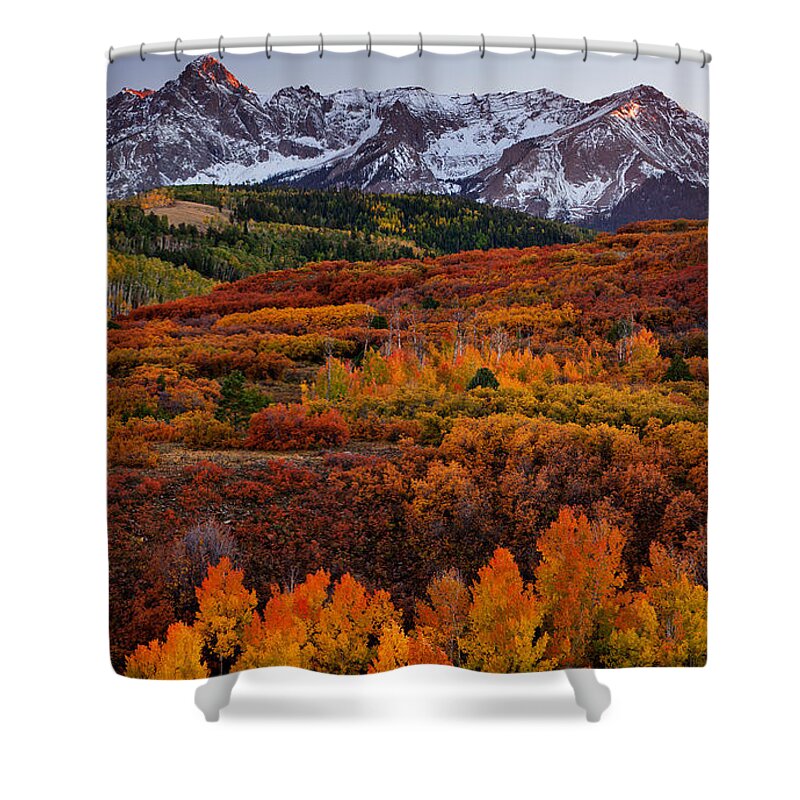 Colorado Shower Curtain featuring the photograph Carpet of Color by Darren White