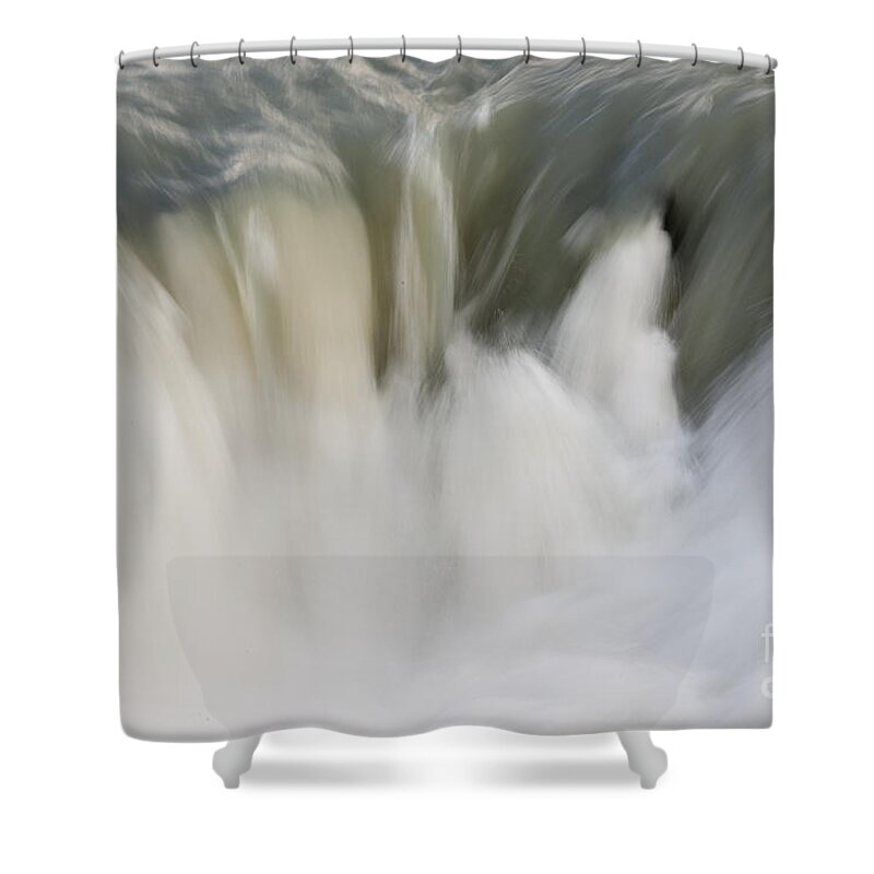 Cascade Shower Curtain featuring the photograph Cascading River by John Shaw