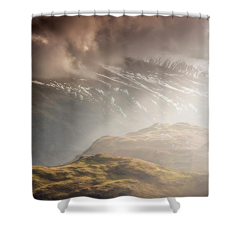 Scenics Shower Curtain featuring the photograph Castlerigg Stone Circle, Lake District by John Finney Photography