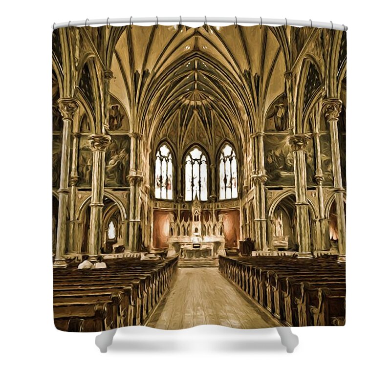 Savannah Shower Curtain featuring the photograph Cathedral by Bill Howard