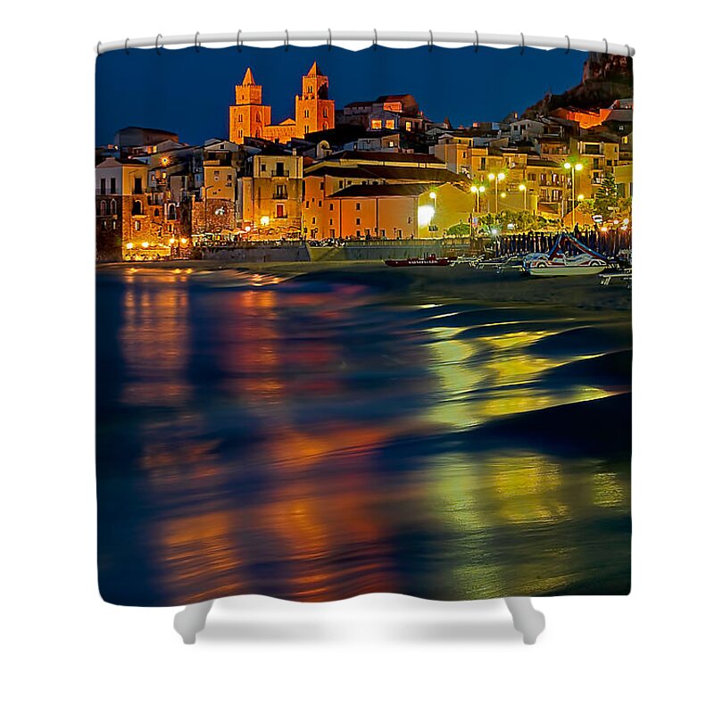 Cefalu Shower Curtain featuring the photograph Cefalu by Robert Charity