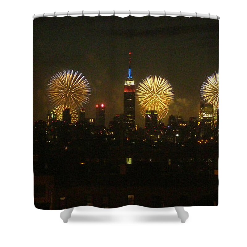 Fireworks Shower Curtain featuring the photograph Celebrate Freedom by Carl Hunter