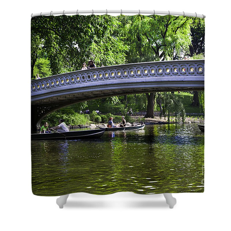Central Park Shower Curtain featuring the photograph Central Park Day 2 by Madeline Ellis