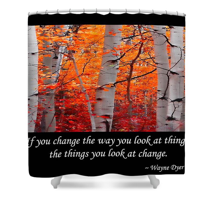 Change Shower Curtain featuring the photograph Change by Don Schwartz