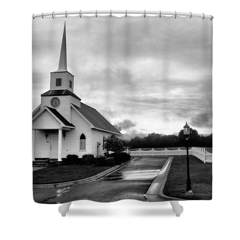 Chapel Shower Curtain featuring the photograph Chapel at Four Winds in Conway Arkansas by Jason Politte