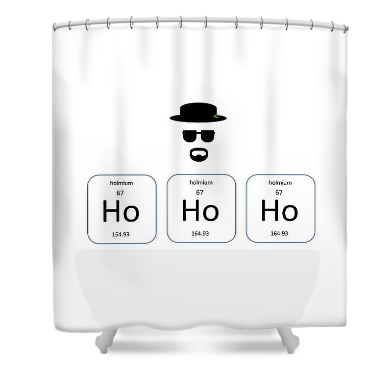 Richard Reeve Shower Curtain featuring the photograph Chemistry - A White Christmas by Richard Reeve