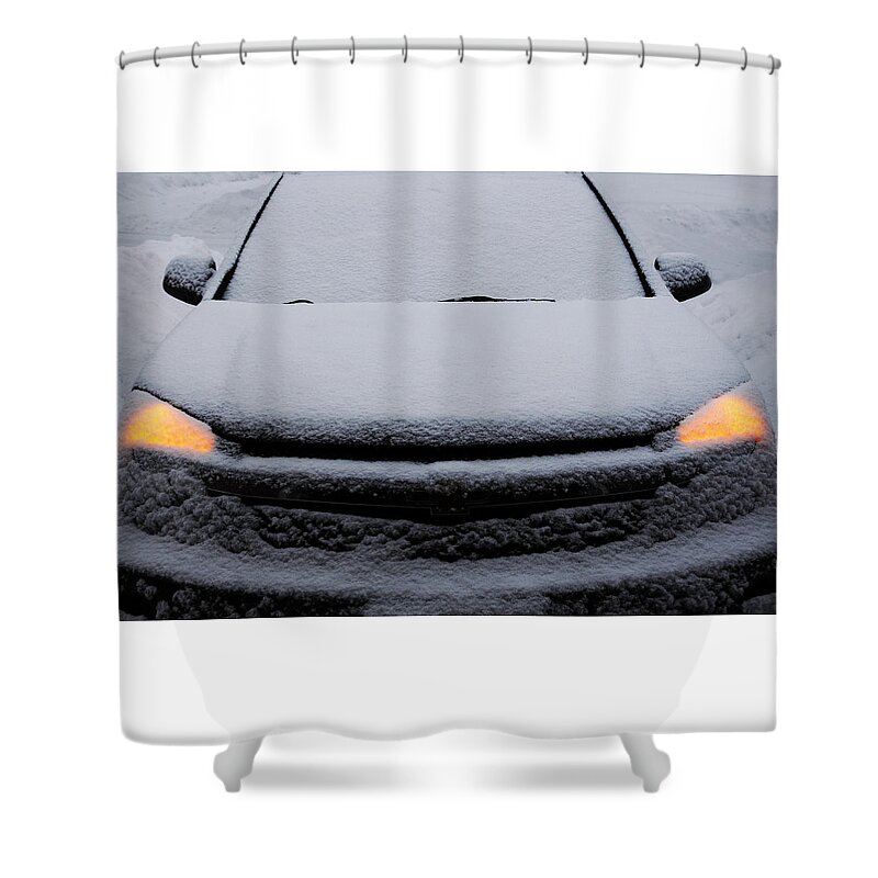 Chevy Shower Curtain featuring the photograph Chevy Equinox by Dragan Kudjerski