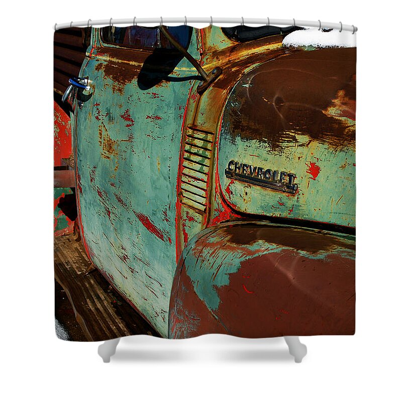 Chevy Shower Curtain featuring the photograph Arroyo Seco Chevy by Gia Marie Houck