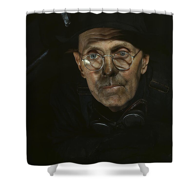 Chicago Shower Curtain featuring the photograph Chicago Boilermaker 1942 by Mountain Dreams