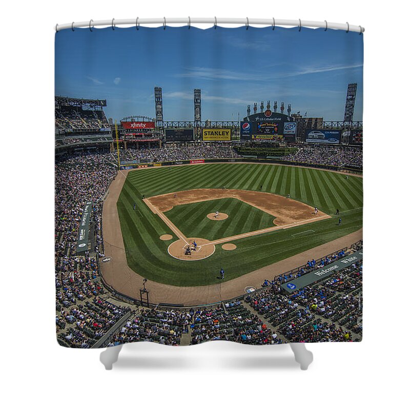 Chicago Shower Curtain featuring the photograph Chicago White Sox 8693 by David Haskett II