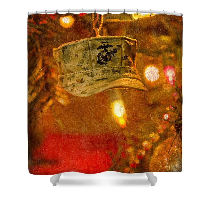 Christmas Shower Curtain featuring the photograph Christmas Cover by Susan McMenamin