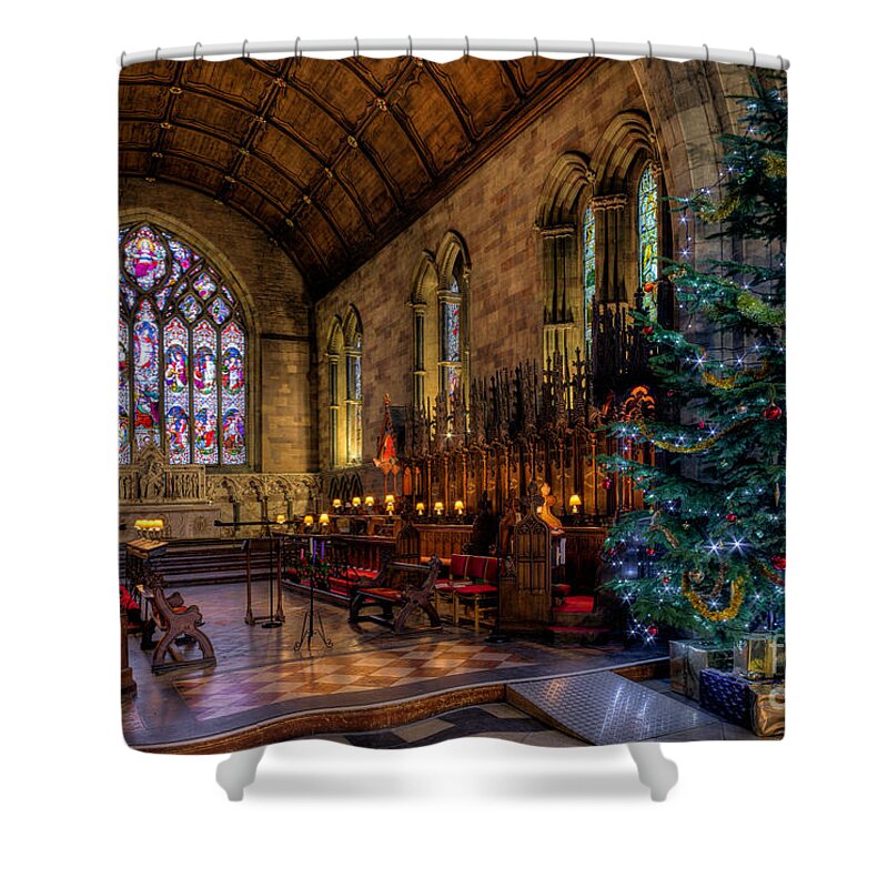 Christmas Shower Curtain featuring the photograph Christmas Time by Adrian Evans