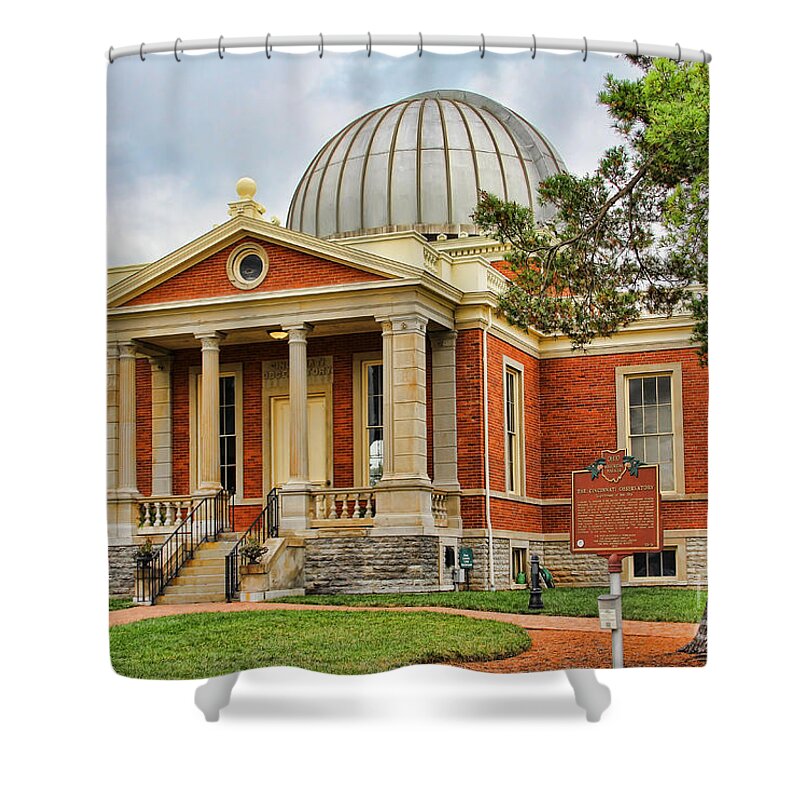 Cincinnati Observatory Shower Curtain featuring the photograph Cincinnati Observatory 0053 by Jack Schultz