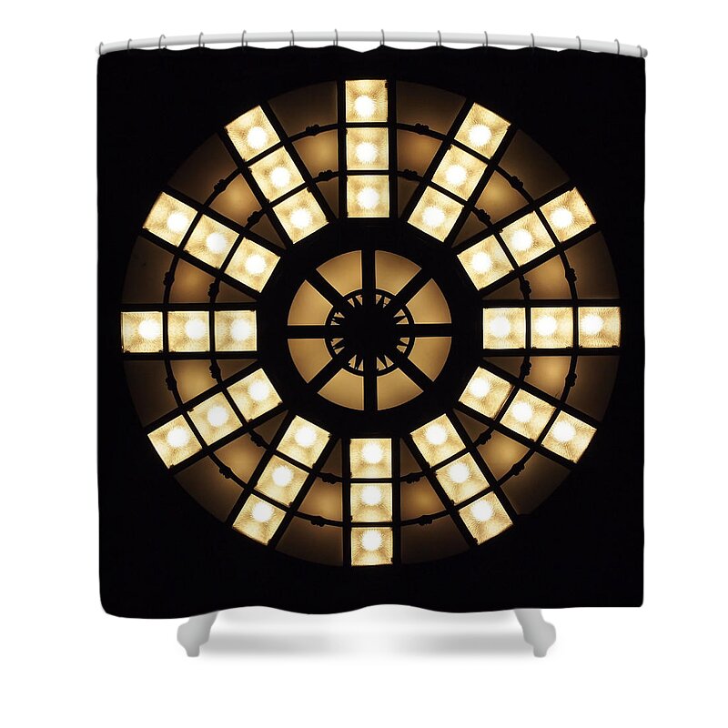 Union Station Shower Curtain featuring the photograph Circle in a Square by Rona Black