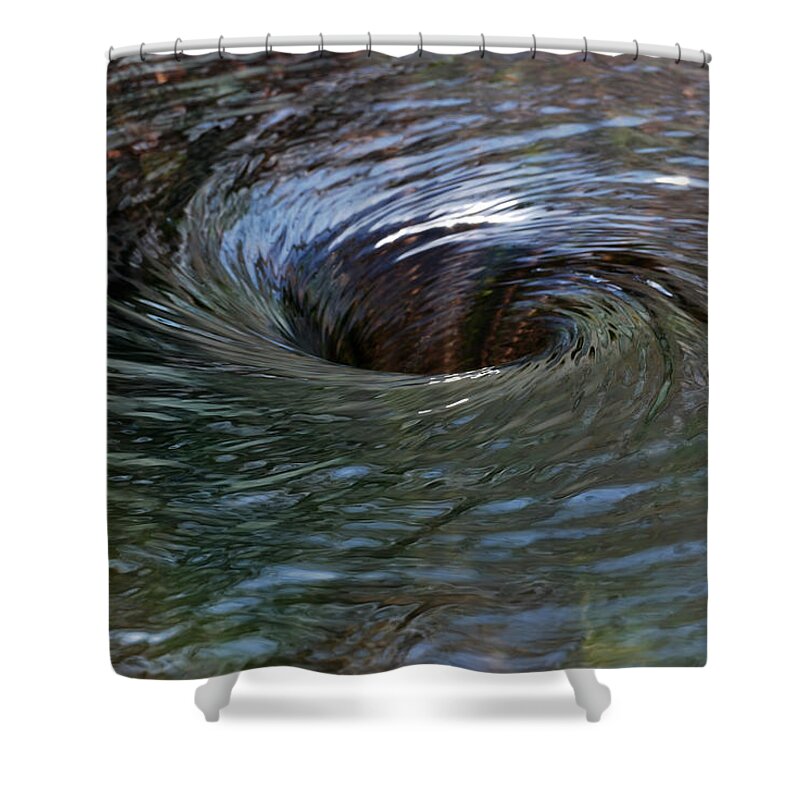 Water Shower Curtain featuring the photograph Circling by Wendy Wilton